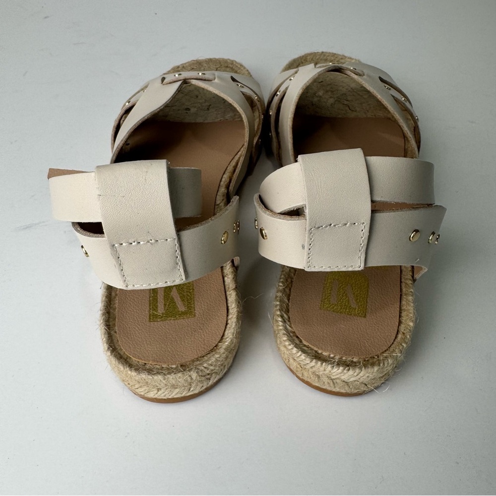 Bruno Magli Cream Espadrille Sandals - Picture 7 of 8